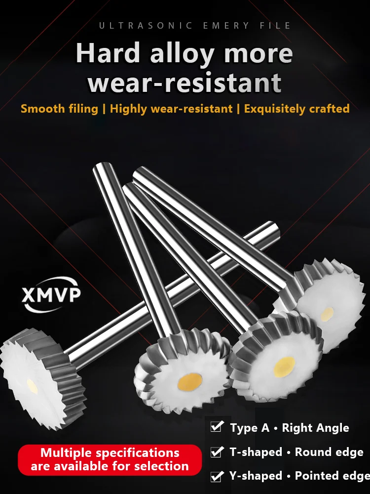 Testa di molatura in lega dura, lima rotante in acciaio al tungsteno, utensile per molatura di metalli ad arco a forma di Y, lavorazione del legno con scanalatura a T trapezoidale milli