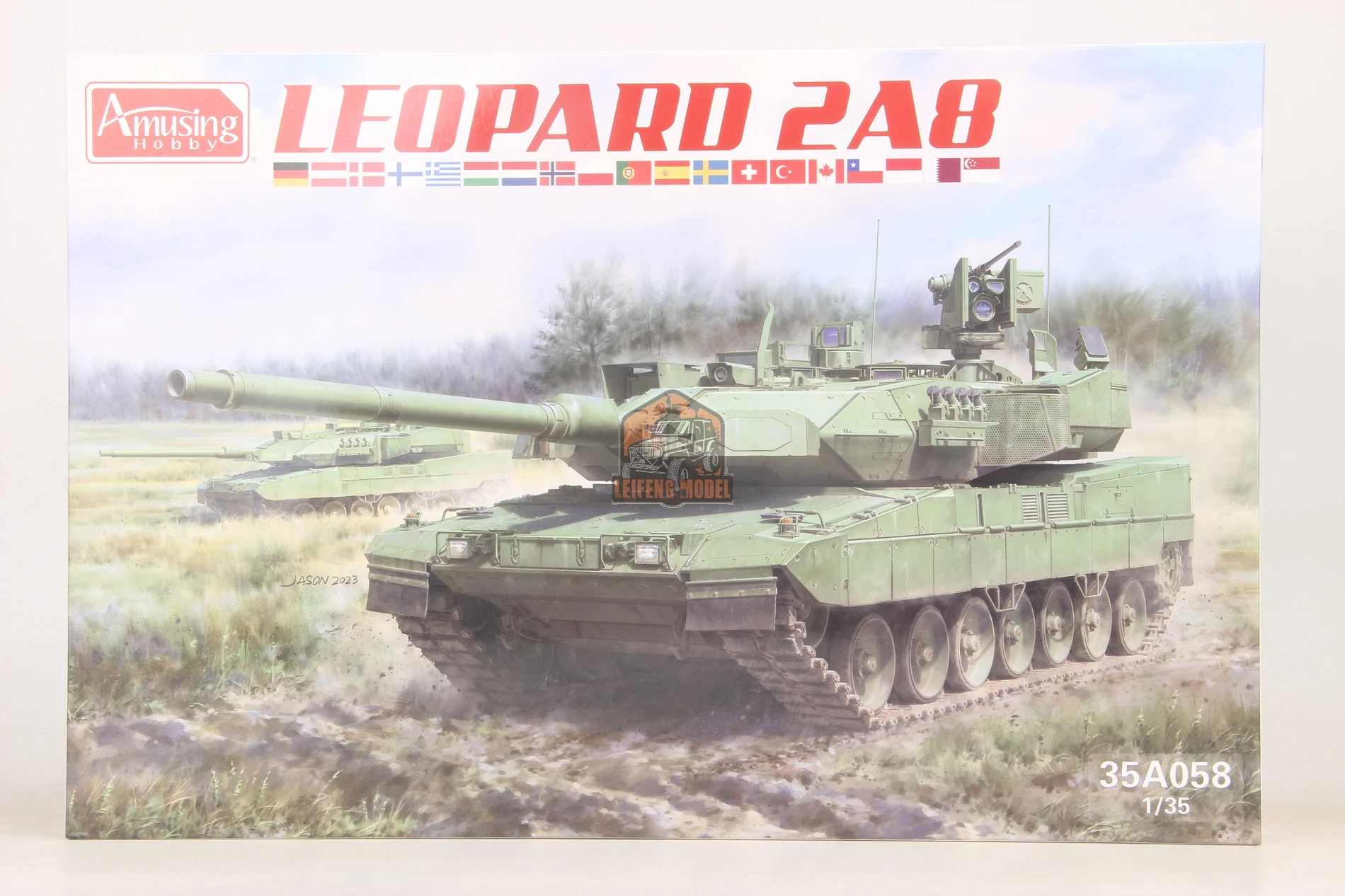 Amusing Hobby 35A058 1/35 Germany Main Battle Tank Leopard 2A8