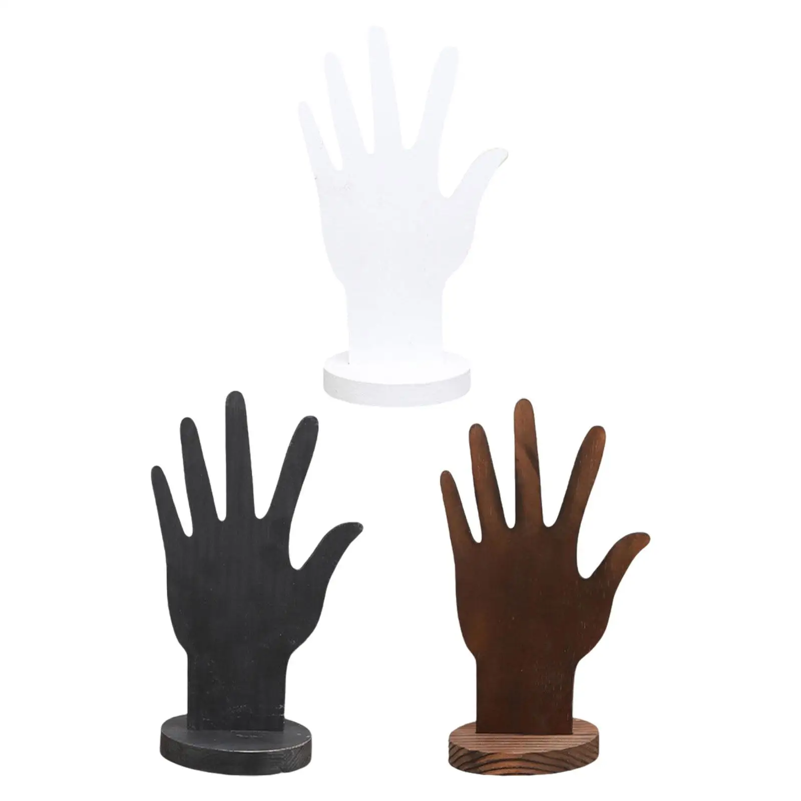 

Jewelry Display Holder for Women Mannequin Hand, Wood Stand for Bracelets And Rings