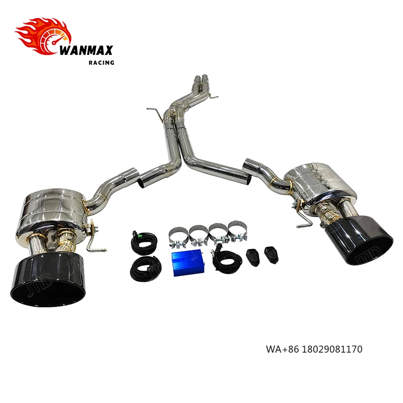 

High Quality Valved Sport Exhaust System Exhaust Pipe for S4 S5 B9 Valvetronic Catback Exhaust System