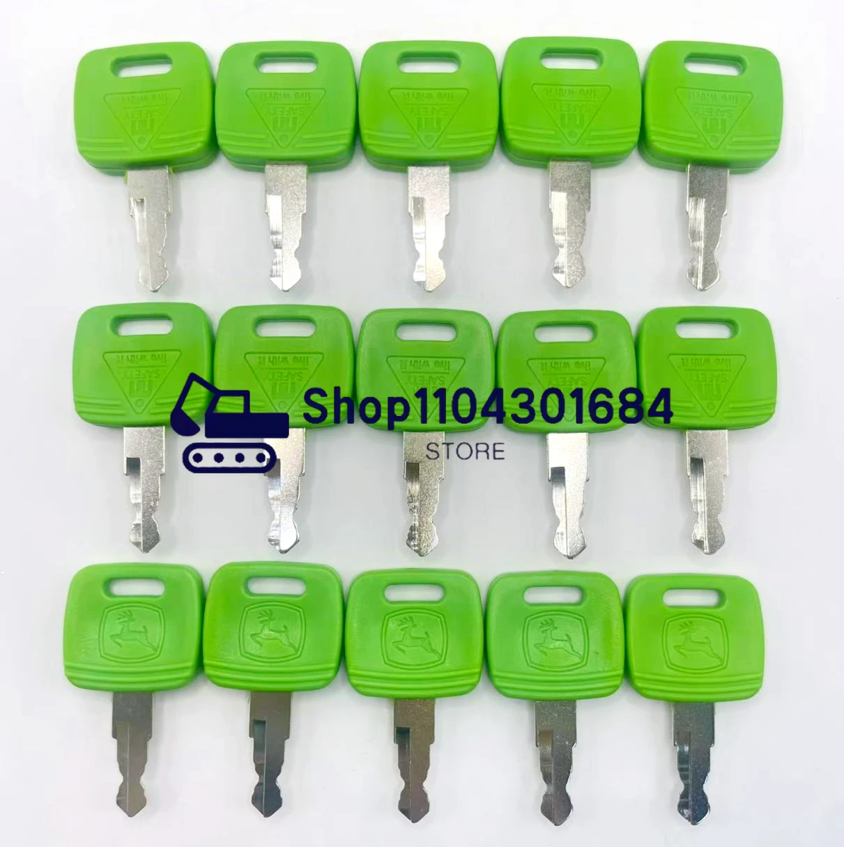 

10/15pcs For John Deere Tractor Ignition Keys OEM RE183935 RE43492 RE71557 RE81404