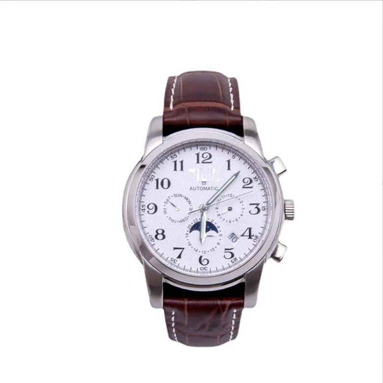 

Luxury brand overseas Swiss quality watch waterproof night glow multifunctional men's fully automatic mechanical watch