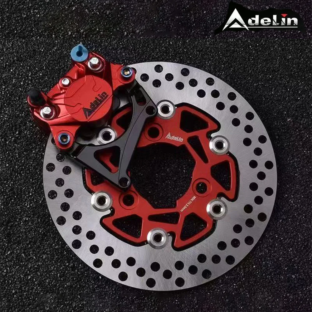 Adelin ADL‑17 CNC Aluminum 84mm 2‑Piston Rear Brake Caliper 34mm Piston for Motorcycle Scooter NIU N1S Ninebot E80C M95 Mechanic view 6