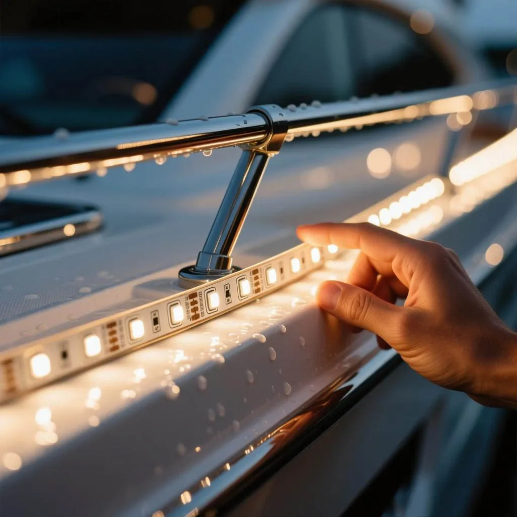 يخت LED قطاع Light1/5/10 متر 12 فولت قارب أضواء أضواء الملاحة ل جت سكي قارب عائم قارب صغير ديكور الإضاءة الليلية مارت #4