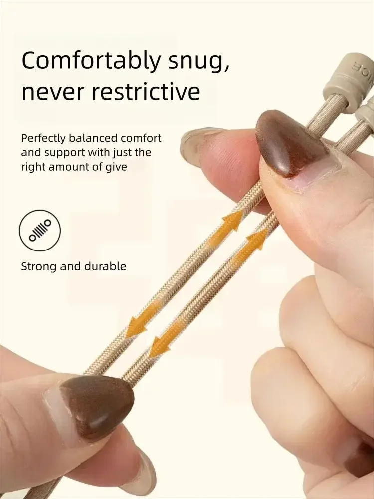 カラフルなメタルロックスニーカー、伸縮性のある靴紐、結ばないスポーツシューズの靴紐、カプセルロック、伸縮性のあるゴム製靴紐で簡単に履けます