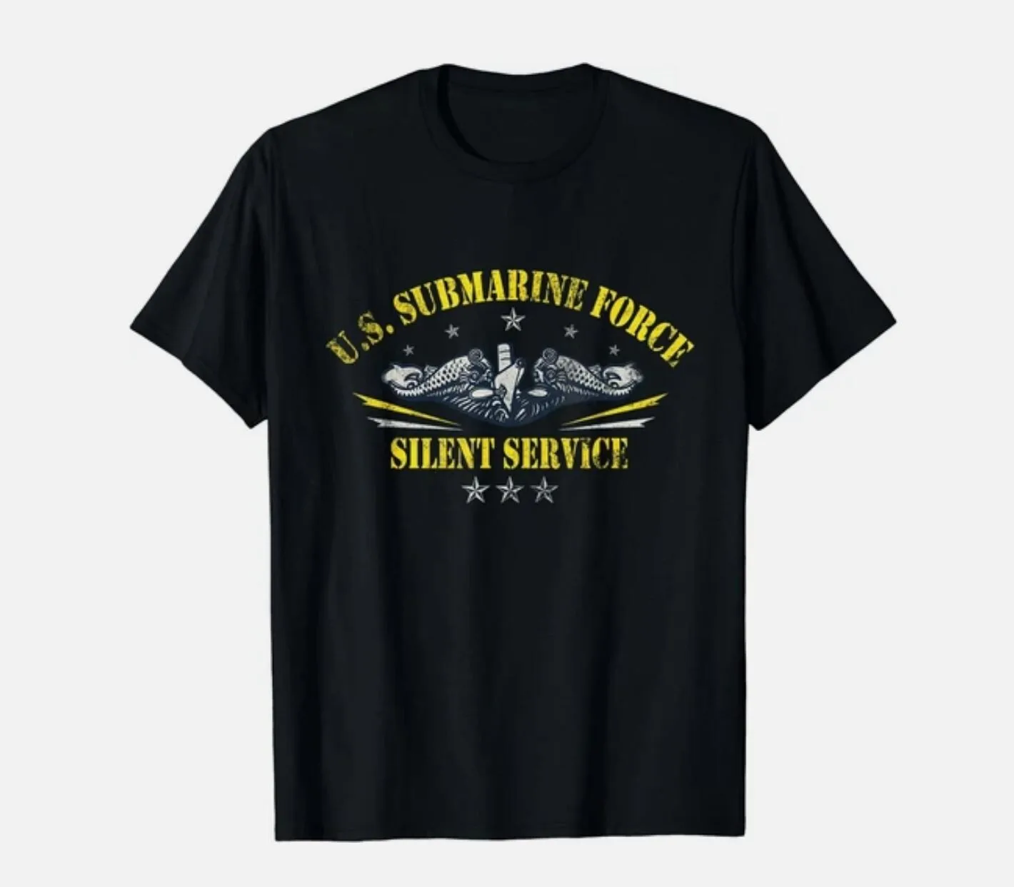 

Navy U.S Submarine Force Silent Service Patriotic Veteran T-Shirt