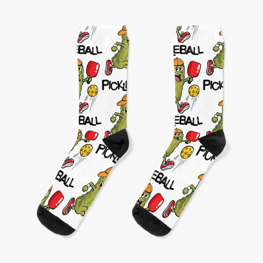 Funny Pickle Playing Pickleball Socks sports and leisure professional running FASHION Women's Socks Men's