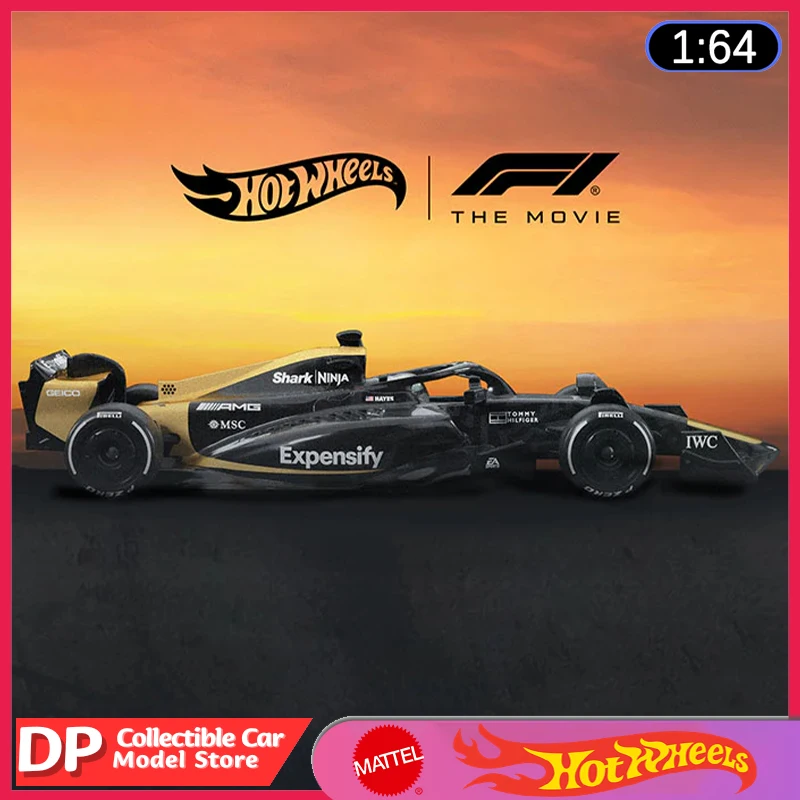 

New Hot Wheels & F1 The Movie Vehicle Collectors Series 1:64 Scale Die-Cast Vehicle Cars Full-Metal Chassis Three Sets of Tyres