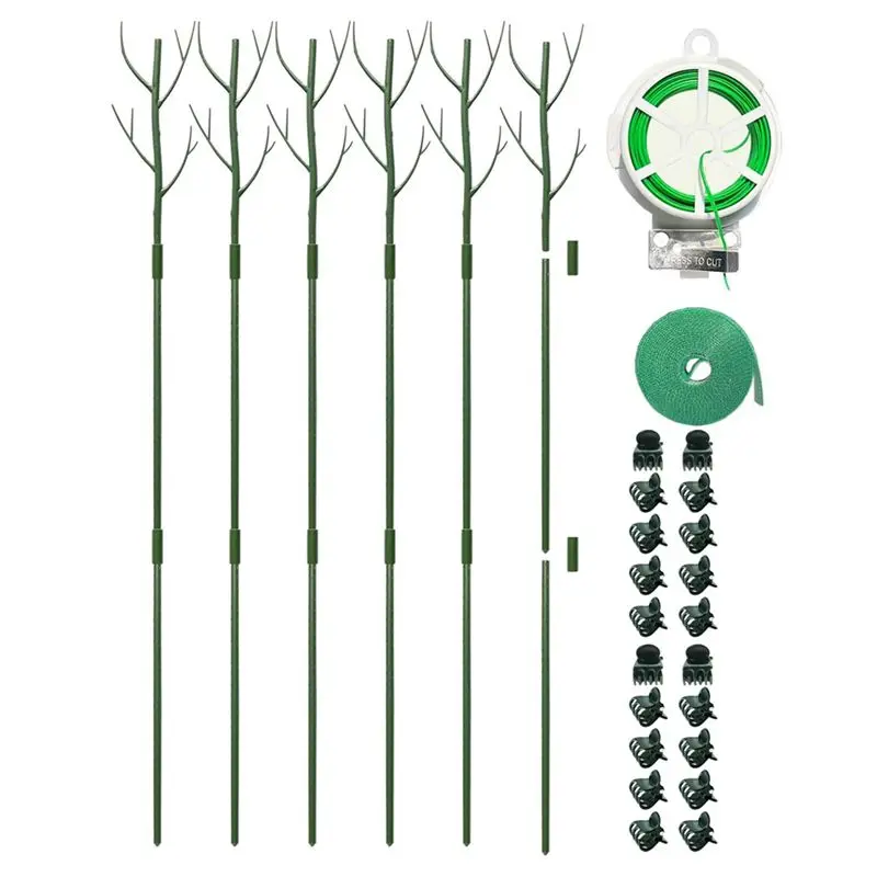 ABUL-Plant Support Stakes Moss Pole Plant Stakes For Climbing Plant For Indoor Plants Green