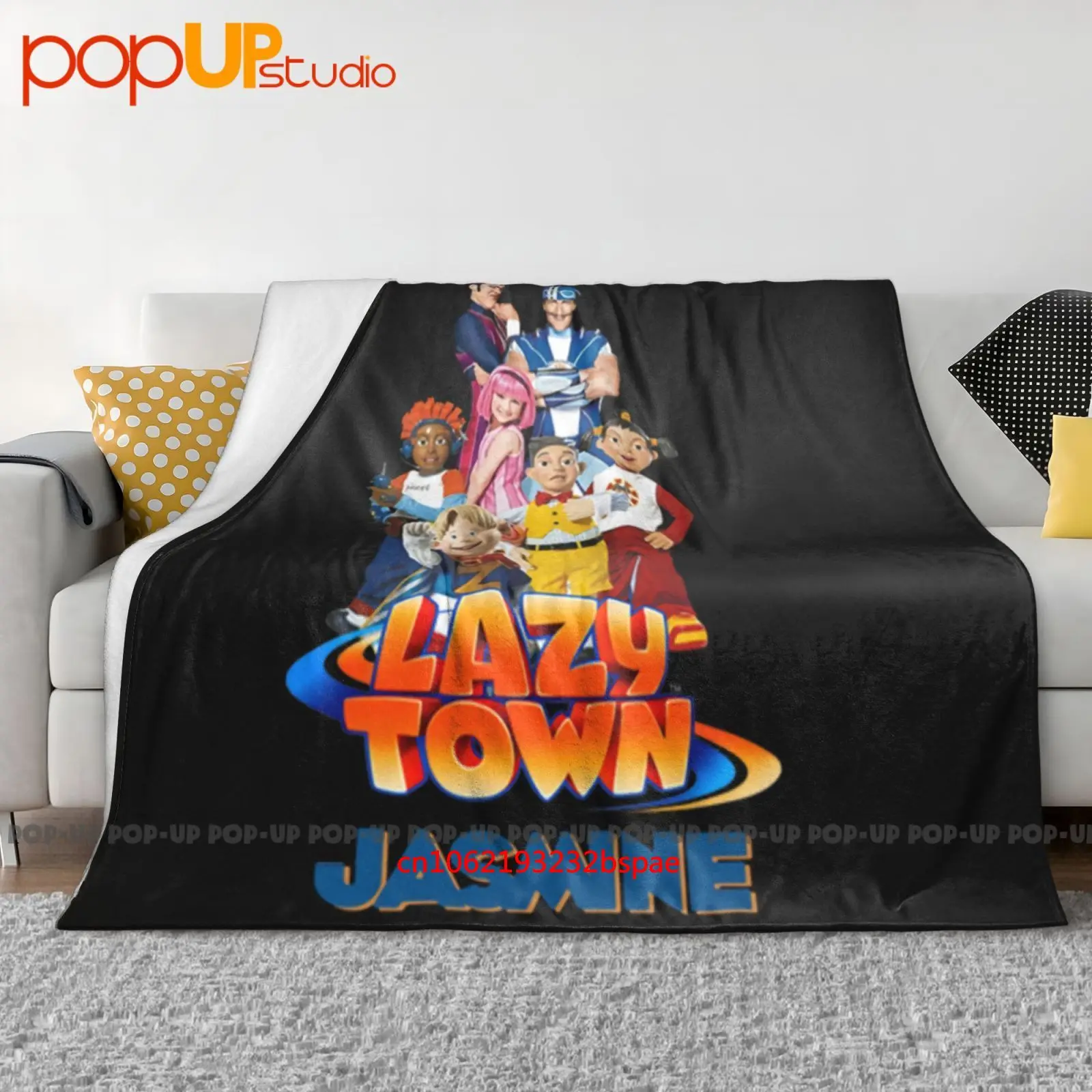 

Lazy Town Stephanie Sportacus Ultra-Soft Blanket Quilt Winter Sofa Cover Bed Covers
