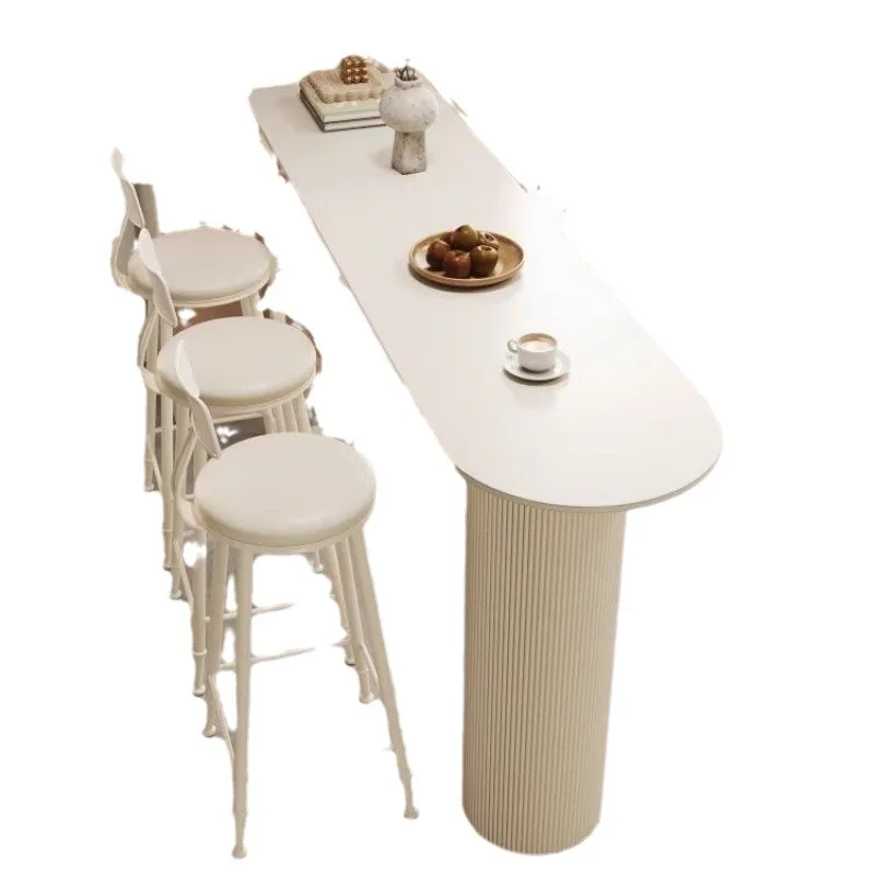 

Household bar rock slab restaurant rock slab light luxury small apartment high foot