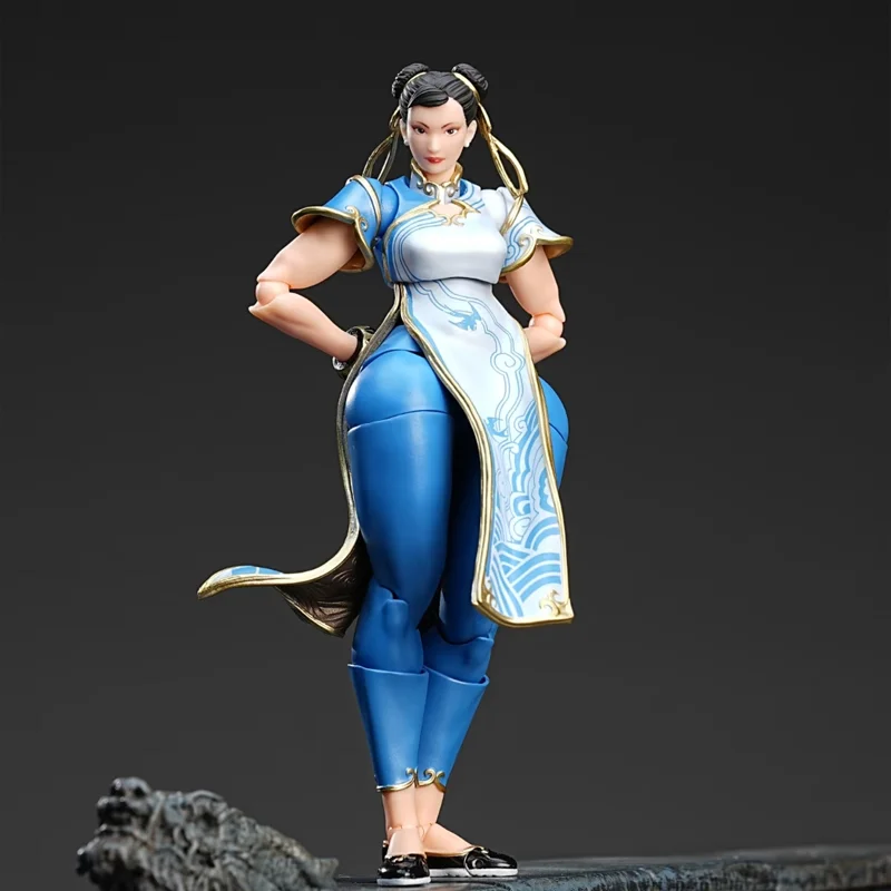 ฟิกเกอร์ชุนลี สตรีทไฟท์เตอร์ 6 ของแท้จากไคโยโดะ รุ่น Revoltech Amazing Yamaguchi ของสะสม ของเล่น ของขวัญ