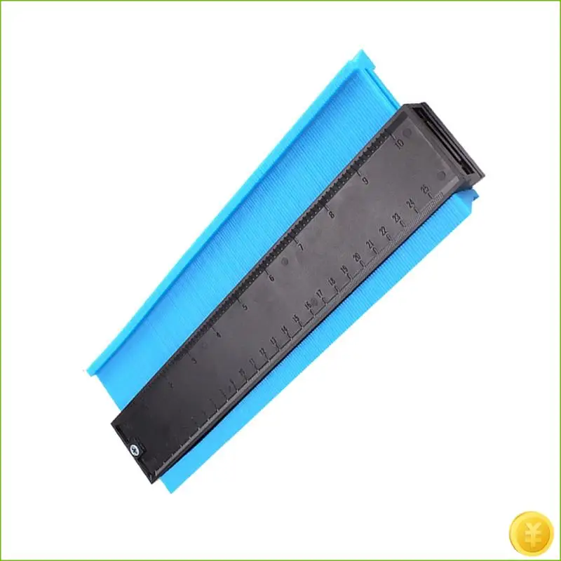 10Inch Contour Gauge Duplicator  Tile Carpet Cutting Template Profile Measuring Angle Ruler Contour Duplicator