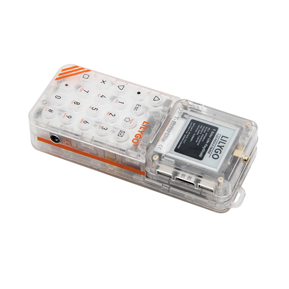 LILYGO® T-Echo-Lite-Kit Dev Board NRF52840 LoRa Ultra-Low Power Module E-Paper Display GPS T-Echo-Lite And Keyboard Shield