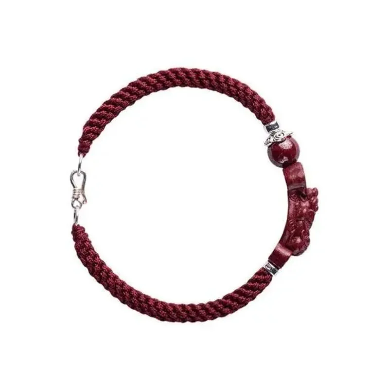 Kirin Blessed-Bracelet en ULrouge pour homme et femme, bracelet tissé à la main, bonne ULà main porte-bonheur, cette année de vie