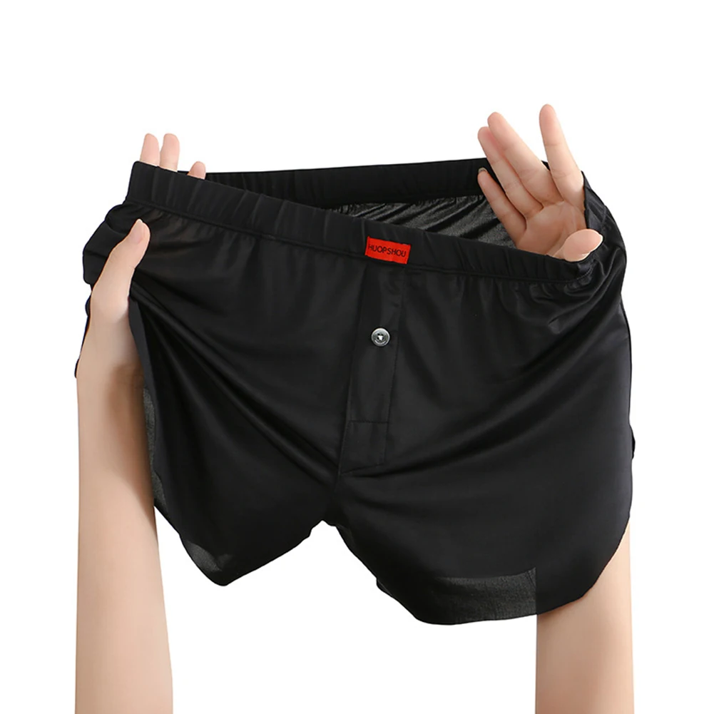 Mens Brief Mens Underwear Regular Soft Solid Boxer Briefs Breathable Home Shorts Lingerie Underwear Comfy Fashion