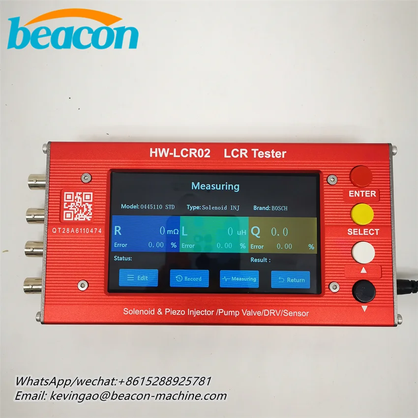 HW-LCR02 LCR Digital Brige Tester Solenoid Piezo Injector Pump Valve DRV Senor EUI EUP ZME DRV Valves Injector