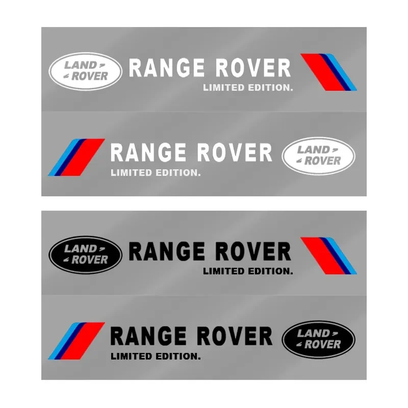 Car Side Door 3D Sticker Badge Decal Decoration Auto For Land Rover Ranger Freelander L322 Evoque Rover Sport Evoque Accessories