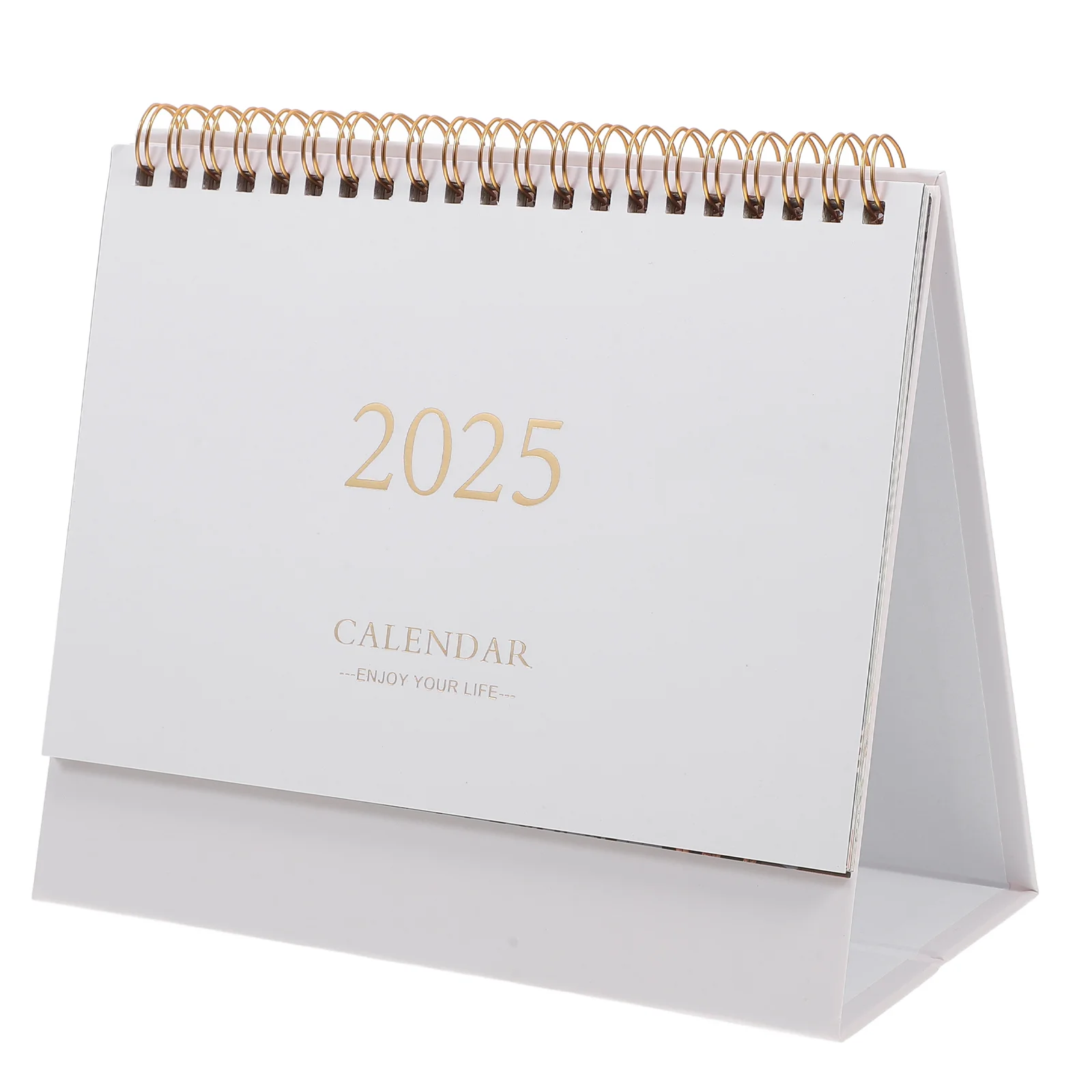 Calendar Flip Chart Classroom 2025 Desk Decorations Aesthetic White Advent for Children
