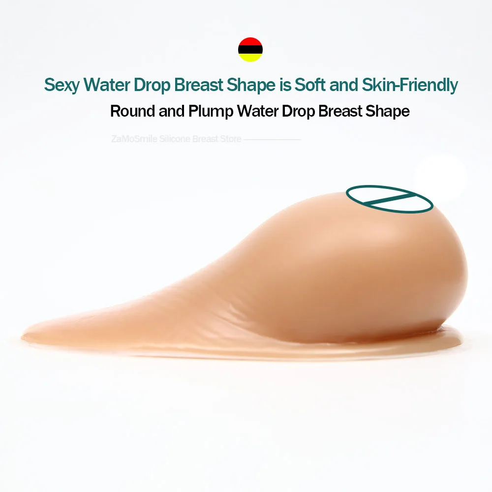 Silicone Breast Forms Prosthetic Breast for Transgender, Mastectomy, Crossdressers, and Cosplay Fake Breasts