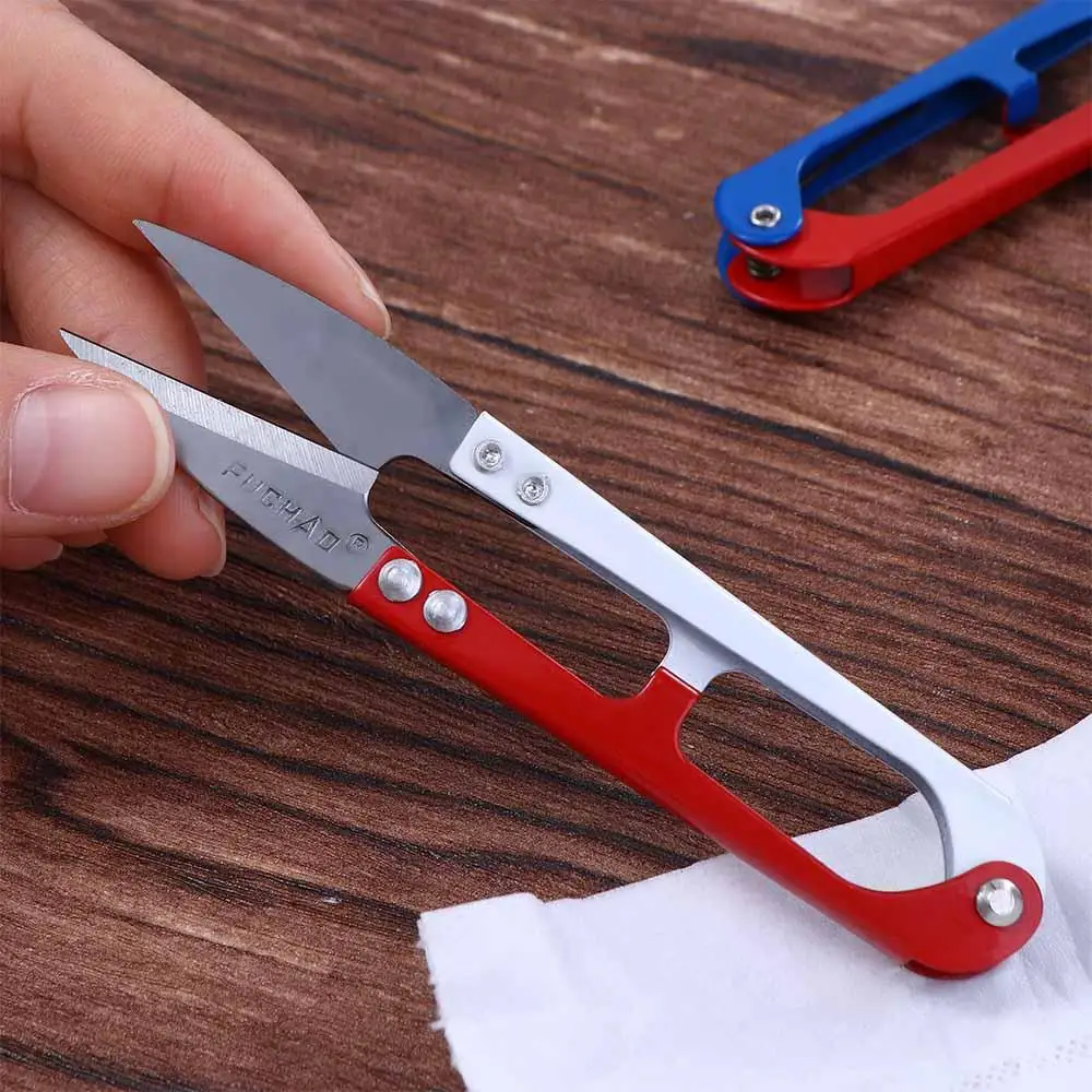 Carbon Steel Cutting Wire Fish Line Scissors Line Cutter Gear Scissors Fishing Line Cutter U-shaped Scissor Fishing Scissor