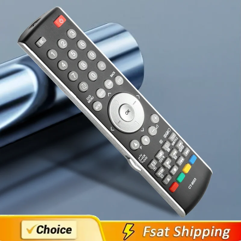 

CT-8003 Remote Control For Toshiba TV 23W330 27WLT56 37WLT66 28YT56B 32YT56B 19W331D 20W330D 23W330D 26C3030D 32AV504 32AV505