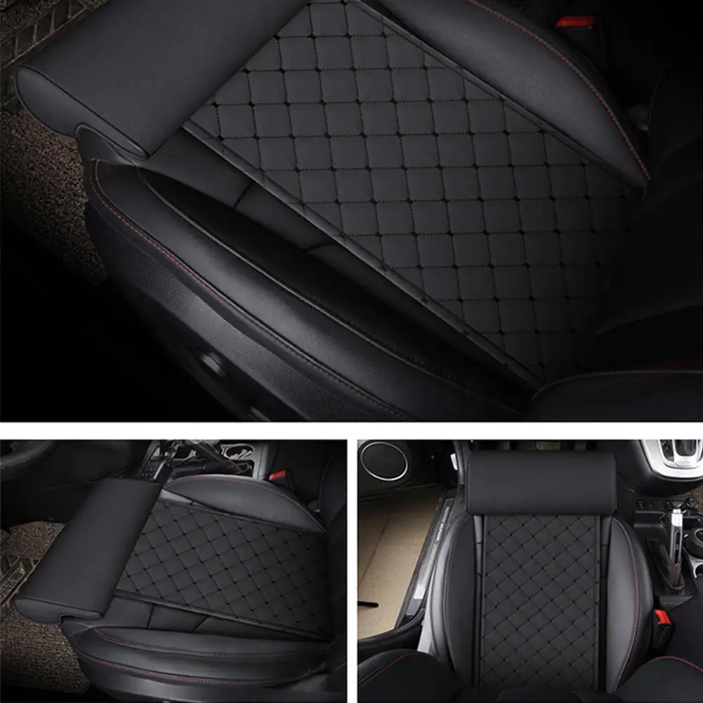 

Universal Car Leg Support Cushion PU Leather Car Seat Extender Cushion Memory Foam Leg Support Pillow For Long-Distance Dri N3T3