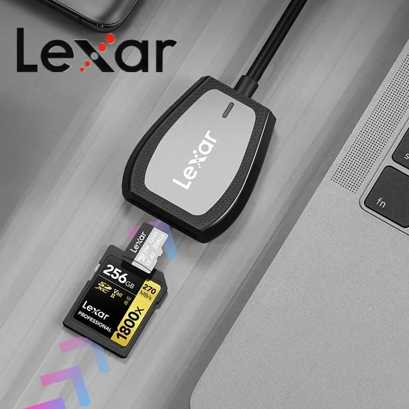

Lexar Card Reader Original Micro USB 3.2 Type C To SD Micro SD TF Adapter Accessories OTG Cardreader Smart Memory SD Card Reader