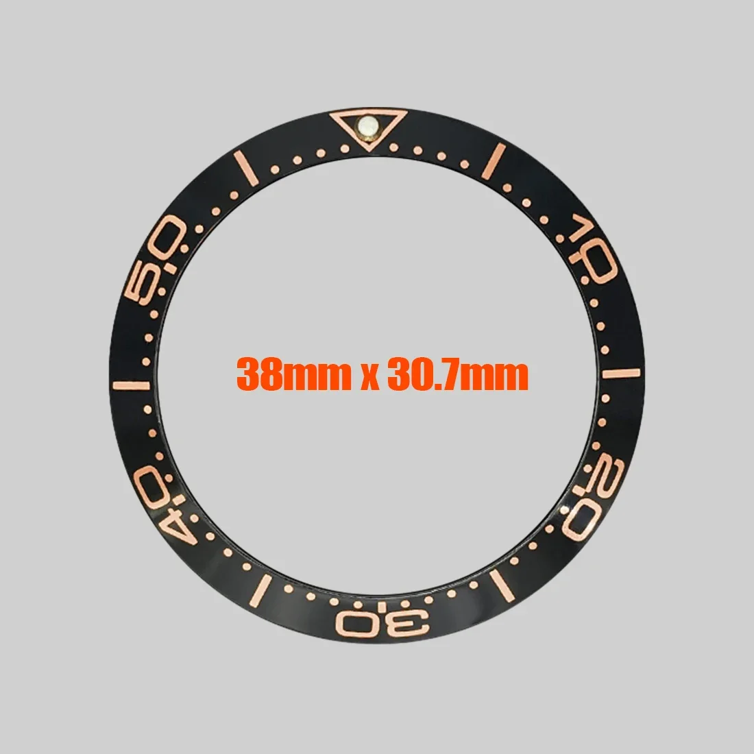 Inserção de moldura de cerâmica seamaster personalizada, adequada para sub srpd seamaster 300, caixa de relógio 38x30.7mm, moldura curvada, peças de anel de inserção