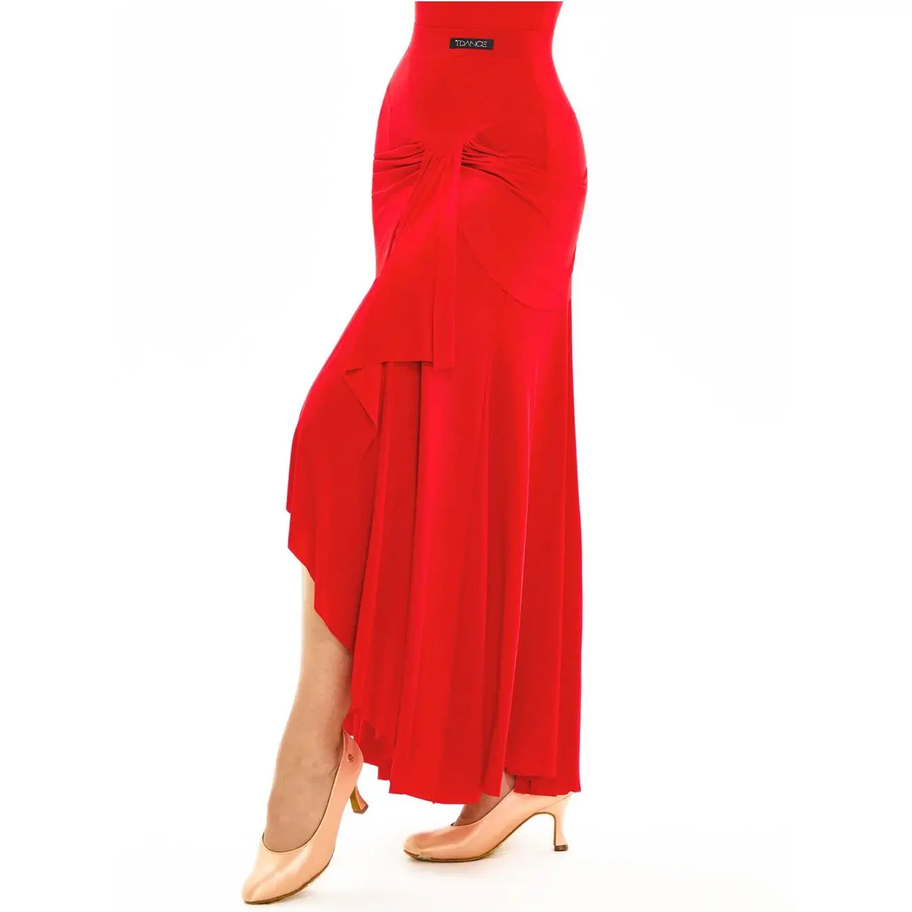 Nowoczesny top do tańca towarzyskiego, nieregularna spódnica, kostiumy, odzież do ćwiczeń, strój do walca, odzież do występów tanecznych, strój do ćwiczeń DQL12359