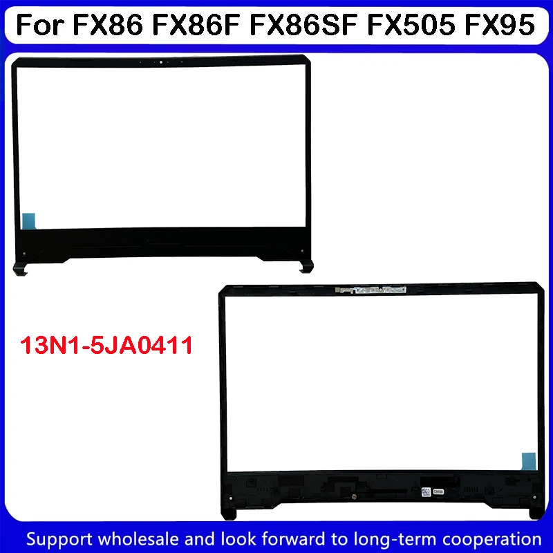 Nieuw Voor Asus Fx86 Fx86f Fx86sf Fx505 Fx95 Lcd Back Cover Front Bezel Onderkast Behuizing Lcd Scharnieren 13n1-8ma0111