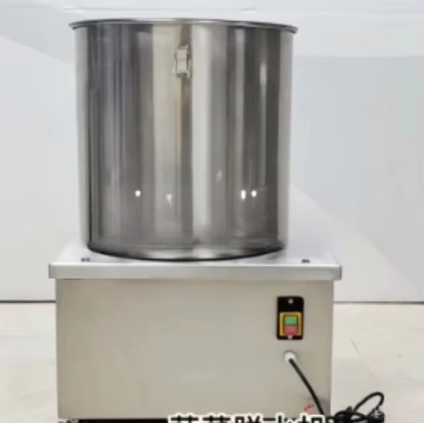 Commercial vegetable rotary dehydrator, centrifugal dehydrator for salads, lettuce, cabbage, potato chips
