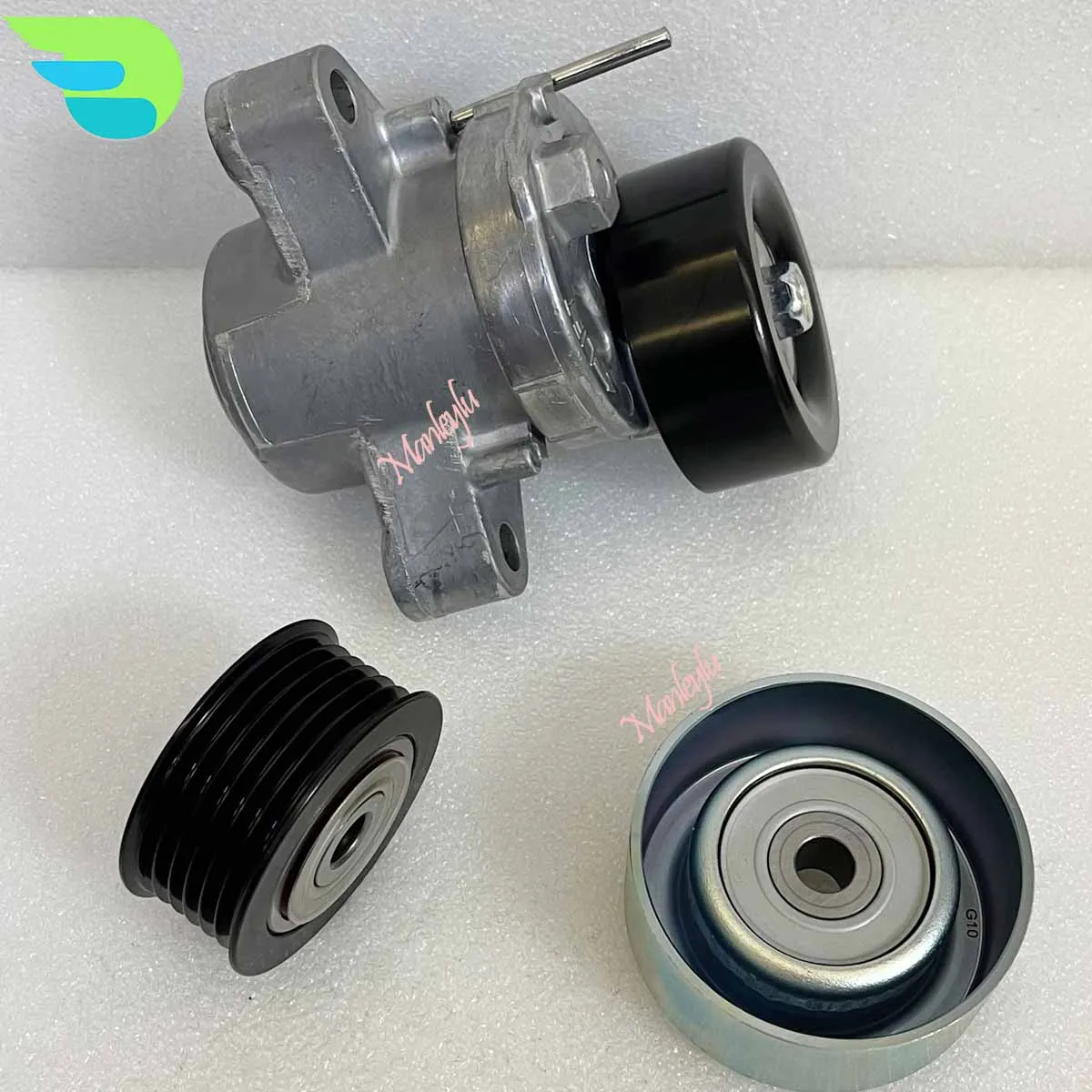 1 set Tensioner Pulley Idler ALTERNATOR Set For Mitsubishi New Outlander 2013-2016 1341A051 1341A042 1345A090