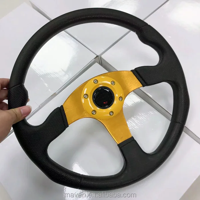 

Customization 18 Moldes Universal 13/14 Inch Aluminum PU Car Racing Drifting Steering Wheel
