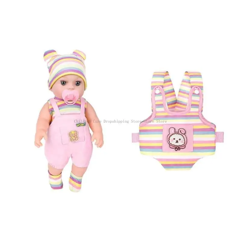 Regorns Reborns Caucasian Dolls Life Like Baby Girl Doll Education Toy 30 ซม.