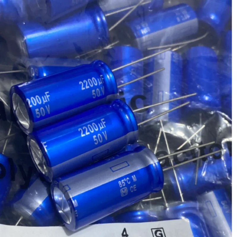 2200UF 50V Fever Sound Capacitor 50V2200UF 16 * 32 AM Flash Blue Robe