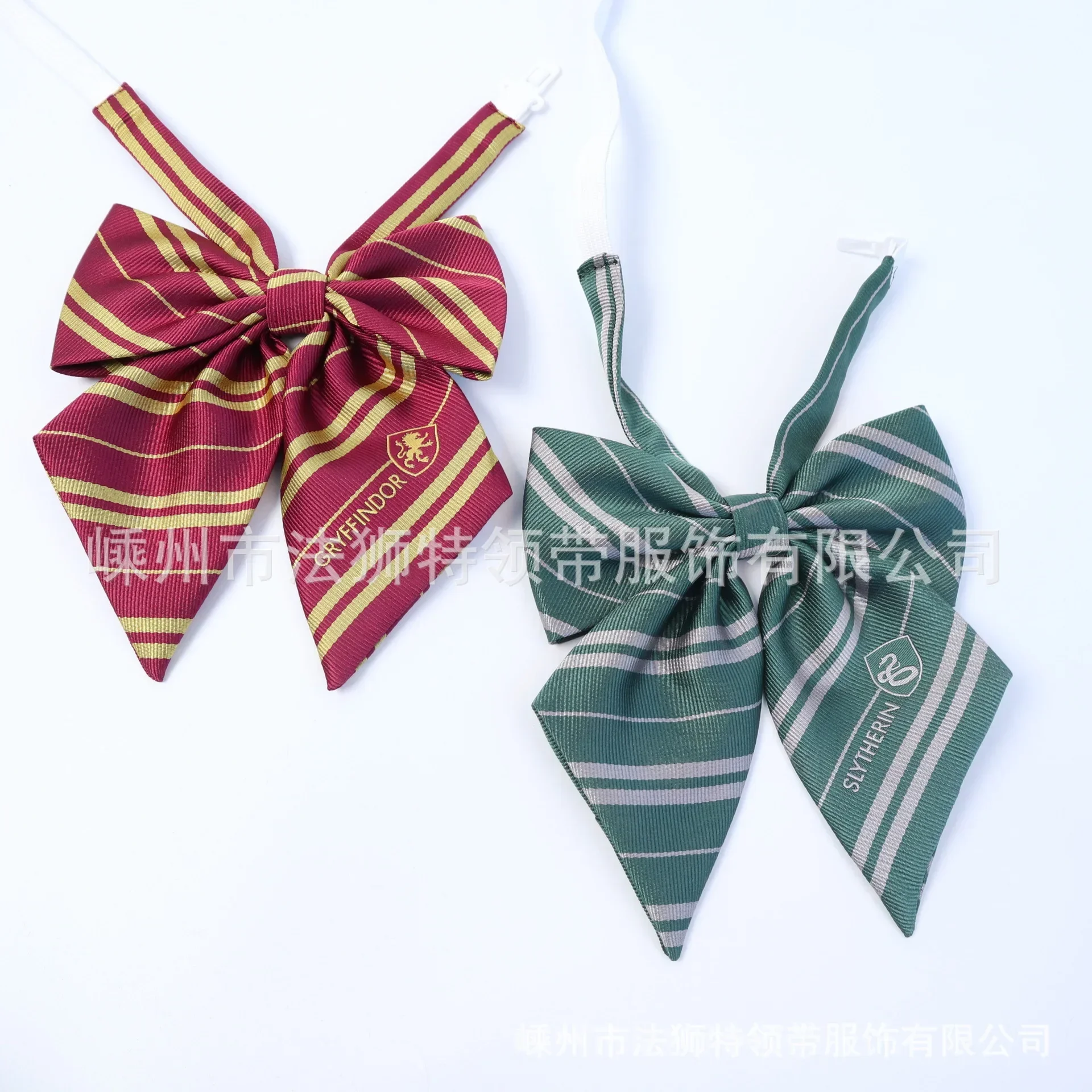 Harries Potters School of Witchcraft and Wizardry Bow Striped Receive Bow Tie Hogwarts Gryffindor Clothes Decoration Kids Gifts