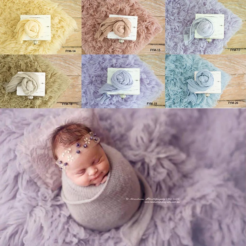 

120x150cm 100% Wool Mats Photo Props Hand-Knitted Pure Greek Wool Blanket Newborn Photography Studio Photo Shoot Styling Blanket