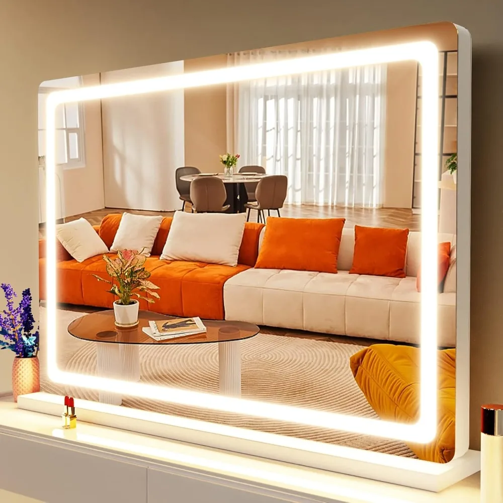 

Decorative Mirrors,large LED mirror, 10x magnification and USB charging port, 3 adjustable dimming modes,Decorative Mirrors.