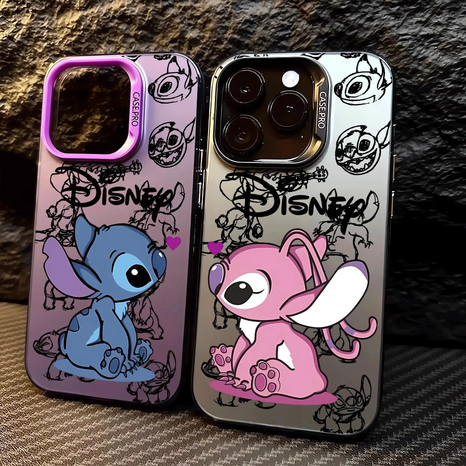 Disney Cute Stitch Phone Case for iPhone 15 Pro Max 12 Pro X 11 13 14 Plus XS Max XR 14 Fashion TPU Silicone Soft Cover