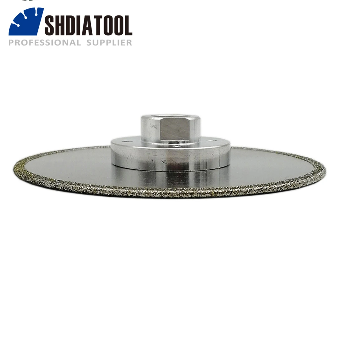 SHDIATOOL 2 Cái/bộ 4 "/105Mm Mạ Điện Kim Cương Đĩa Cắt 5/8-11 Mặt Bích Single Side Tráng Kim Cương mài Lưỡi Cưa