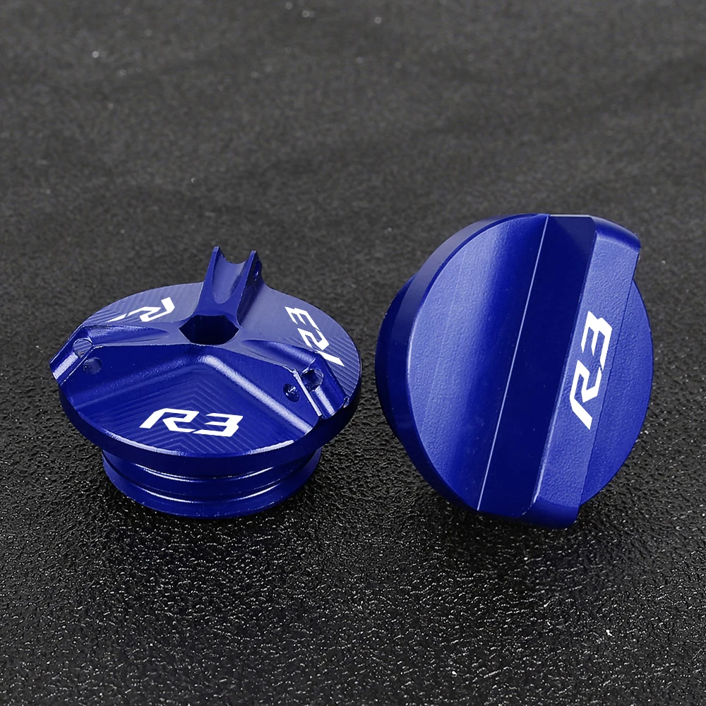 For Yamaha YZF-R3 YZFR3 YZF R3 2015 2016 2017 2018 2019 2020 2021 2022 2023 Motorcycle Engine Oil Filter Cup Plug Cover Screw 