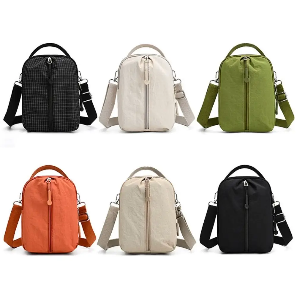 

Nylon Chest Bag Large-capacity Lightweight Shoulder Crossbody Bag Zipper Closure Waterproof Mobile Mountaineering Bag For Travel