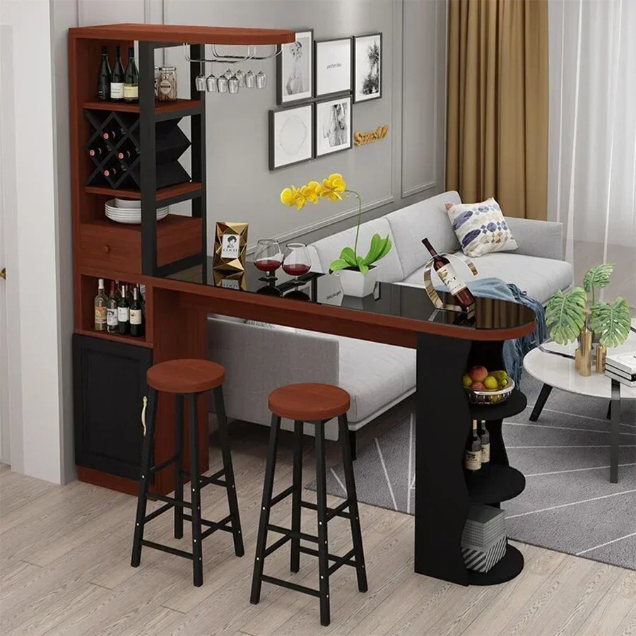 InnovativeNew Arrival Storage Hanging Bar Cabinet Home Column Display Design Wedding Kitchen Houses Wine Rack Handmade Mobiletto