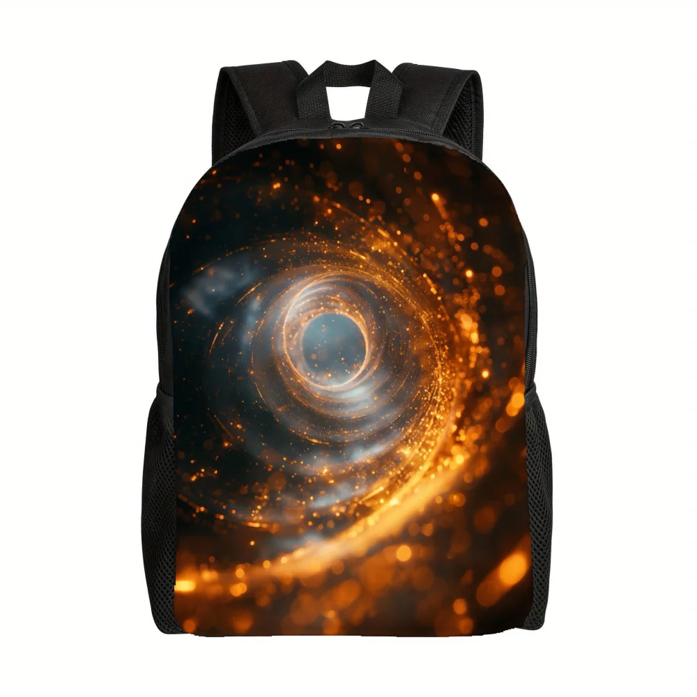 

College Backpack | Cosmic Spiral Galaxy Large Capacity Casual Backpack | Comfortable and stylish for school, travel and outdoor