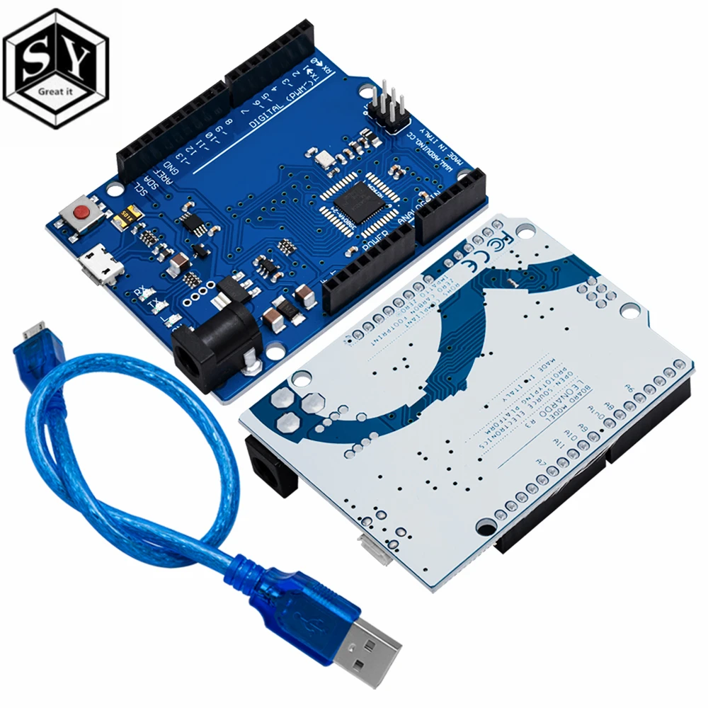 Leonardo R3 Mikrocontroller Atmega32u4 Entwicklung Board Mit USB Kabel Kompatibel Für Arduino DIY Starter Kit