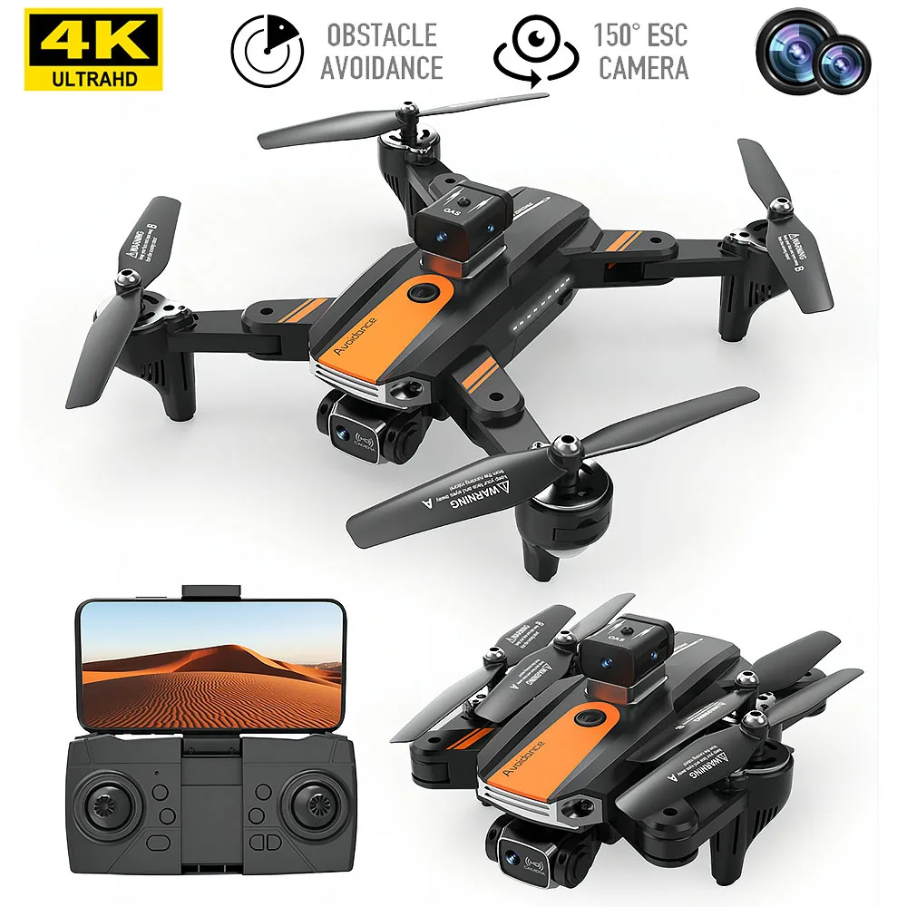 

4k Drone S8 Pro Dron Professional Hd Esc Camera Obstacle Avoidance Optical Flow Positioning Foldable Quadcopter Drones Toys Gift