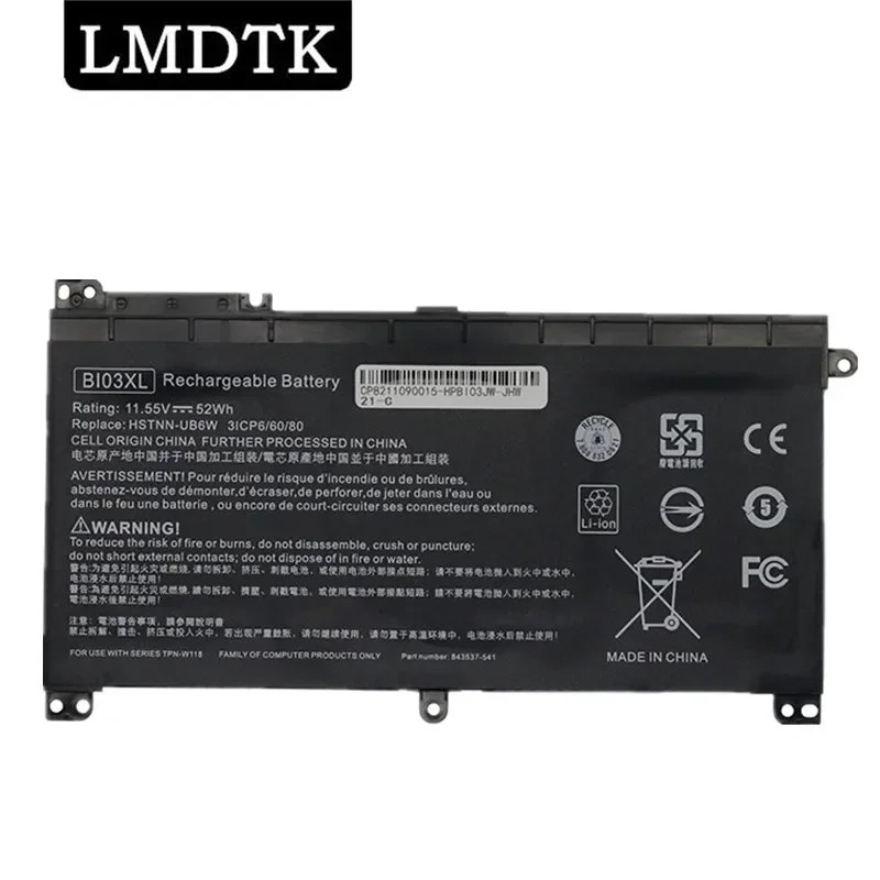 

LMDTK Новый BI03XL Аккумулятор для ноутбука Hp Pavilion X360 M3-U U000 13-U 14-AX001LA
