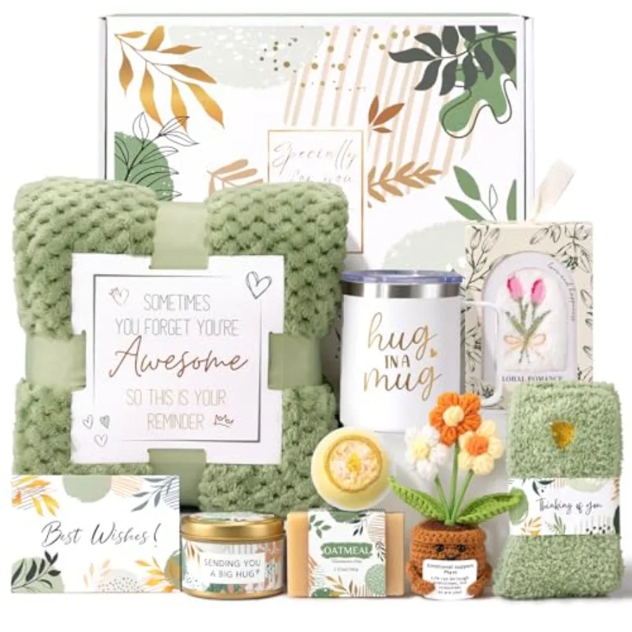 

Get Well Soon Gift Baskets for Women Sending Warmth Gift Self Care Gifts Spa Care Package After Surgery Inspirational Thinking