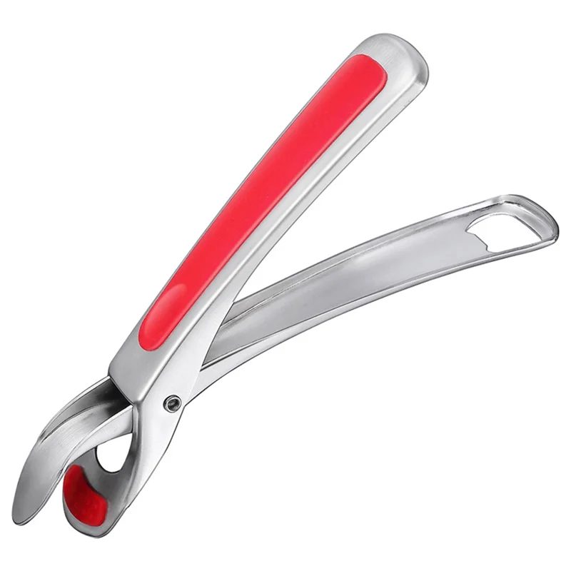 Pinça de placa aa96 compatível com acessórios de panela fritadeira de ar panelas pinça placa quente tigela retriever para forno vermelho